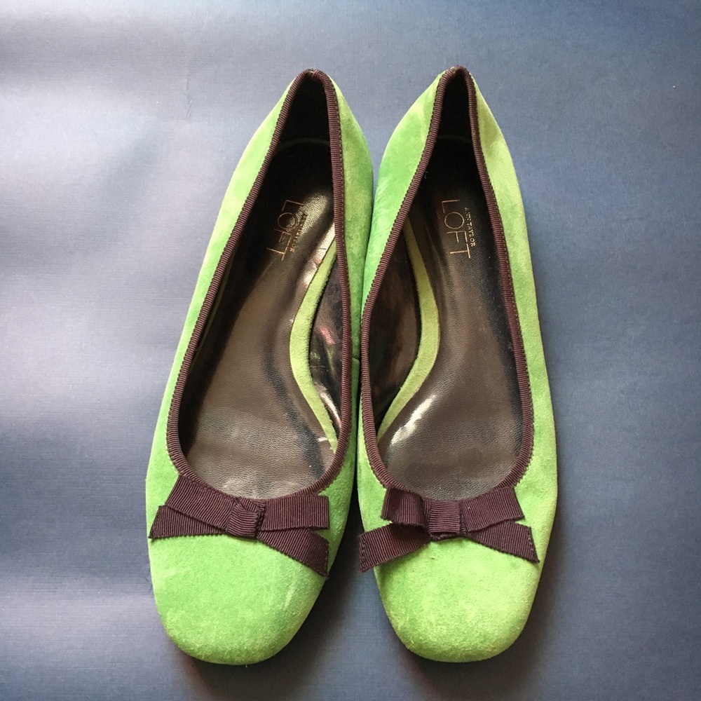 LOFT suede flats